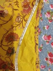 Yellow Paisley Print Blouse