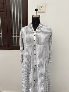 Striped Full Length Kurta