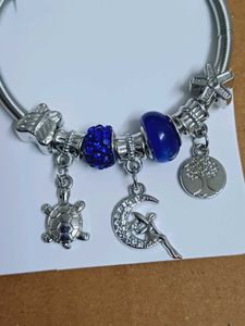 Charming Charm Bracelet with Turtle & Moon
