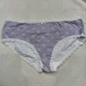 🥰 Floral Print Lace Trim Briefs