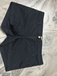 Black Casual Shorts