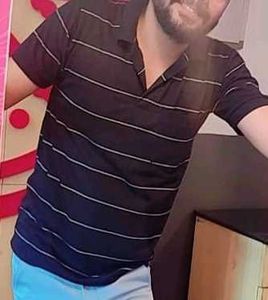 Men's Striped Polo T-Shirt