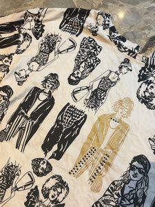Unique Graphic Print Top