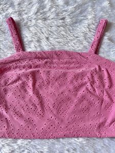 ❗️Sale❗️Pinterest Pink Tokyo Talkies Crop Top