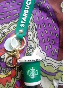 2 Cute Starbucks &amp; Camera Keychains