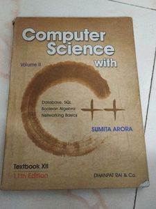 Computer Science with C++ Volume II Textbook XII