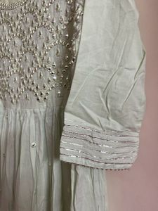 Elegant Mint Green Tiered Gown