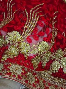 Brand New Netted High Fancy Designer Party Wear Wo