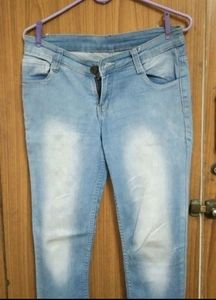 Light Blue Summer Jeans For Girls/Women
