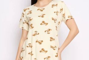 Cute Teddy Bear Pajama Top