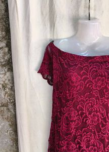 Elegant Lace Off-Shoulder Dress