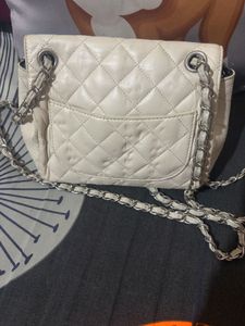 White Quilted Chanel Knock Off