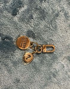Guess Keychain With Question Mark Charm