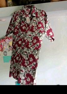 Floral night suit
