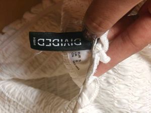 White Smocked Off-Shoulder Top