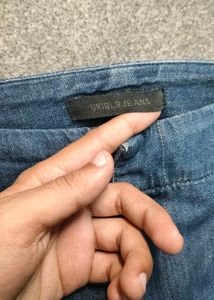 Uniqlo Blue Denim Jeans For Women