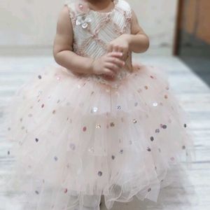 Elegant Pink Tulle Dress