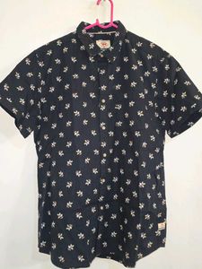 Men's Short Sleeve Floral Print Shirt