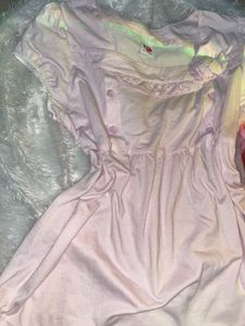 A cute pink baby doll top