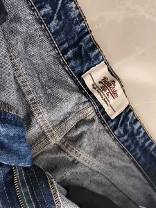 Men's Washed Blue Denim Jeans ( Roadster)