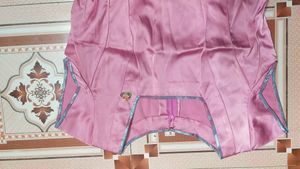 Pink Satin Party Dress