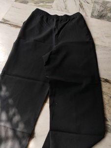 Classic Black Wide Leg Trousers