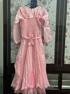 Pink Embellished Ethnic Gown