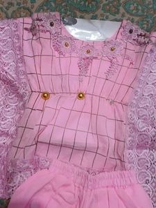 Adorable Pink Lace Outfit