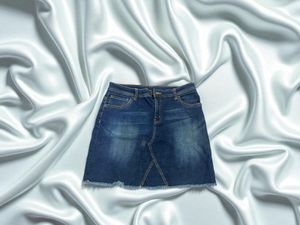 Denim Mini Skirt