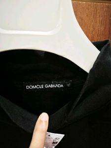 Black Graphic Print Sweatshirt