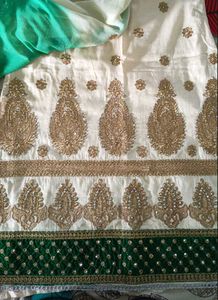 Embroidered kurta with dupatta