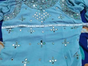 heavy mirror work sharara set