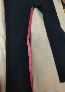 Navy Blue Straight Leg Pants