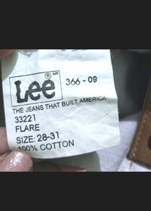 Original Lee Flared Jeans Imported White