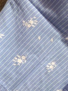 Blue jockey Striped Pajama Shorts