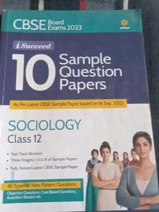 Combo Sociology12Sample Paper ,NCERT books ,Paper