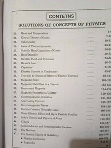 Solutions of Concepts  Physics - H.C. Verma Vol