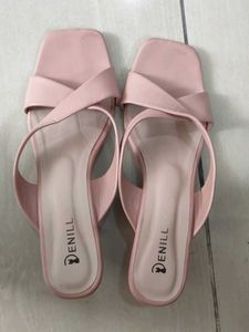 Denill Pink Heeled Sandals