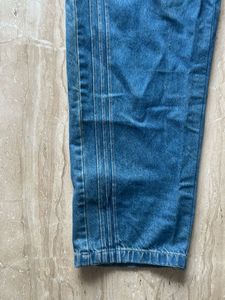 Blue Denim Jeans souled store straight + baggy