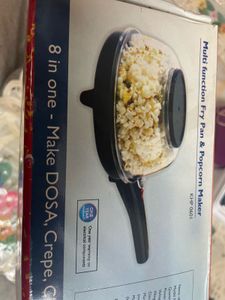 8-in-1 Fry Pan & Popcorn Maker