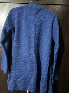 Weave Pattern Button-Down Cardigan
