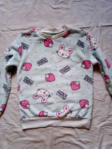 Cute Bunny & Strawberry Sweatshirt