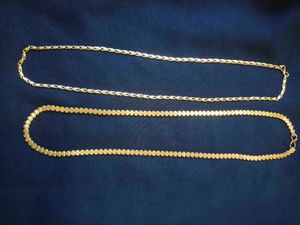 2 Elegant Gold Plated Necklace