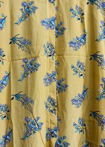 Vero Moda Floral Print Yellow Maxi Dress