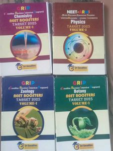 NEET Target 2025 Booster Books - All Subjects
