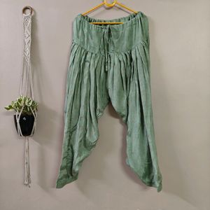 Tussar Silk Salwar &amp; Chiffon Dupatta