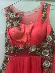 heavy party wear gown