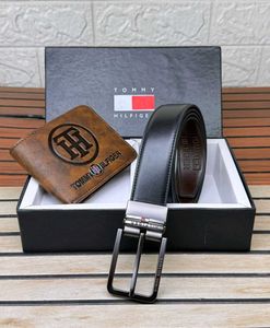 Tommy Hilfiger Belt and Wallet Set