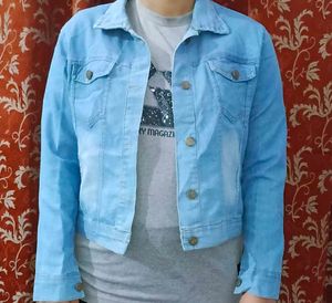 pack of 2  in less price,,,Light Blue Denim Jacket