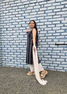 silk gown duppata set